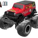STEMTRON Amphibious Remote Control Car 2.4GHz 1:20 All Terrain Off-Road RC Car Remote Control Boat Gifts for Kids Boys Red