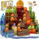 TOY Life 79PCS Magnetic Tiles Dinosaur Toys Set, Magnet Building Blocks Lava Dino World for Kids Ages 3-5, Jungle Animals Construction Toys for Toddlers 4-8, STEM Educational Gift for Boys & Girls 3+
