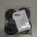 ShareGoo RC 1/10 Scale On Road Tires OD2.55 Rubber & Wheel Rims 12mm Hex Compatible with Traxxas 4 Tec 2.0 Tamiya TT01 XV01 Kyosho WR8 Sakura WLtoys HPI 1/10 RC On Road Racing Car