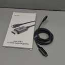 Acer USB C to HDMI Cable for Home Office 6.6FT (4K@60Hz), High-Speed Type C to HDMI 2.0 Braided Cord, Thunderbolt 4/3 Compatible with MacBook, iPhone 16/15 Pro/Max, iMac, iPad Pro, Galaxy S24, Surface