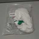 Girls Long Sleeve T-Shirt Cotton Rib-Knit Tees Toddler Stretch Basic Warm Round Neck Tops (White)