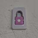 Pothunder Fingerprint Padlock, Smart Padlock, Locker Lock, Combination Fingerprint Lock with APP Unlock, USB Rechargeable, Suitable for Gym Locker(Lavender Purple)