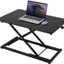 Height Adjustable Standing Desk Converter, Computer Keyboard Stand for Desktop, Keyboard Riser for Stand Up Desk Riser, Ergonomic Sit Stand Workstations for Home Office