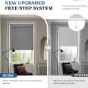 Grandekor Blackout Roller Shades for Windows, Hemp-Dark Gray,29x72
