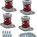 Spring vibration damping mounts,Floor Mount Vibration Isolator for Heavy Machine,1" Deflection (JC050P 66-110lbs)