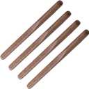 MIGAKU HOME Black Walnut Wood 4Pcs Coffee Stirrers 6 Reusable & Multifunctional for Coffee, Drinks, Tea, Milk, Oatmeal, Crafts and Oil, Butter Spreader Great for Jam, Jelly, Peanut Butter etc.