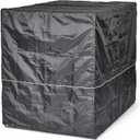 MidWest Homes for Pets XXL Dog Crate Cover, Black Polyester Privacy Kennel Cover Fits Most Giant 54-Inch Crates, Machine Washable, Reduces Barking & Chewing