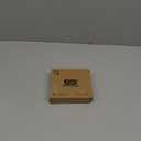 JQK 1/2 Inch Overlay Cabinet Door Hinges Gold, 10 Pack 5 Pairs Flush Face Mount Cupboard Self-Closing Kitchen Cabinet Hinges with Door Bumper, CH200-BG-P10 