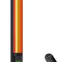BALKO 42INCH Outdoor Heater, 9 Heat Levels & 540Min Timer, Child Safety Lock, IP65 Waterproof Garage Heater, 1500W Infrared Heating,Tip-Over & Overheat Protection, Patio Heaters for Outdoor Use Indoor (Black)
