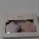 Moonkie Silicone Pacifier Holder Case, Cute Portable Pacifier Storage Case, 2 Pack (Blush/Soft Lilac)