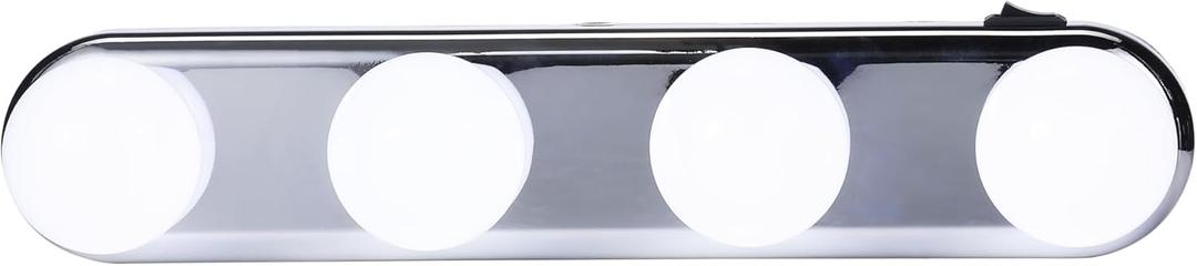 Marilyn Monroe - LED Vanity Mirror, Hollywood Style Bulbs, Adjustable Color & Brightness, USB Stick-On Lights for Makeup & Dressing Table (White)