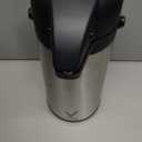 Coffee Carafe for Keeping Hot - 102oz/3L Airpot Coffee Dispenser with Pump - Insulated Stainless Steel Hot Beverage Dispenser for Parties - Thermal Carafe for Hot Drinks Water Tea Chocolate