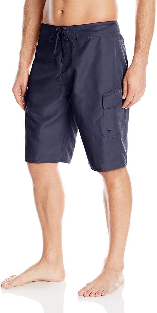 Quiksilver Men's Standard Manic 22 Inch Length Cargo Pocket Boardshort Swim Trunk (31, Navy Blazer)