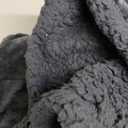 PetAmi Waterproof Dog Blanket for Medium Large Dog Puppy Cat Throw for Couch Cover Leakproof Protection, Sherpa Fleece, Reversible Soft Washable 60x40 Gray Gray