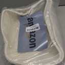 MiniArk Small Square Shallow Baskets for Organizing, 9.7x9.7x4.3 Inch Rope Woven Storage Bins for Cubes Closet, Shelves Storage, Boho Decorative Basket, 2 Packs Off White