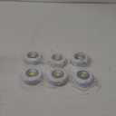 Tap Light 6 Pack Portable LED Puck Touch Night Lights - Battery Operated Under Cabinet Lighting for Kitchen, Closet, Classroom, Indoor & Outdoor
