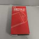 Orzly Case Compatible with Nintendo Switch 2 Protective Carry Case (2025 Model) with Screen Padding, Game Card microSD Pockets for Console and Accessories Screen Size 7.9" - Gift Boxed (Black)