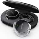 Wireless Bluetooth 5.4 Over-Ear Headphones with Ear Hook, Dual Device Simultaneous Connection, Clip-On Ear Design, Lightweight Earbuds for Sports/Running/Gym (dark)