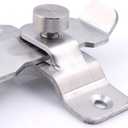 Barn Door Latch Sliding Lock Stainless Steel, Barns Doors Hasp Lock for Window Cabinet Garage and Shed Flip Gate Latches Latch Safety Barrel Bolt