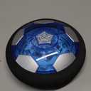 Hover Soccer Ball Boy Toy, Air Powered Floating Hover Soccers with LED Light, Kids Training Soccer Ball Indoor Outdoor Game, Birthday Gifts for Age 3 4 5 6 7 8-10 Years Old Boys Girls (Blue)