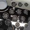 MakeFit Dual Handheld Shower Head Combo, 2-in-1 Rain Shower Heads System 8 Inch Rainfall Shower Head and 10 Modes High Pressure Hand Held Showerhead with Built-in Power Wash (Chrome)