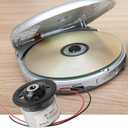 uxcell Metal RF-300FA-12350 DC 5.9V Spindle DVD Micro Motor, 2.4 x 1.2cm for DVD CD Player, 1 Pcs Silver Black
