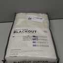 100% Blackout Shield Linen Blackout Curtains for Bedroom 84 Inches Long, Back Tab/Rod Pocket Living Room Drapes, Thermal Insulated Blackout Curtains 2 Panels Set, 50" W x 84" L, Cream