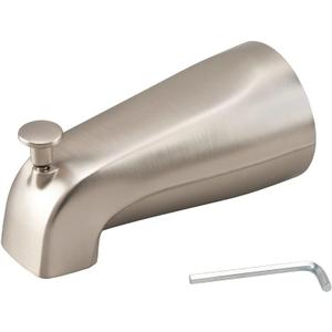 MOEN Wall Mounted Spout/Slip Diverter Kit, Brushed Finish