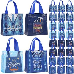 24 Pcs Paper Gift Bags with Handle Party Favor Treat Bags for Birthday Party Supplies