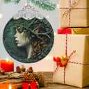 Christmas Decorations Ornaments, Stained Glass Ornament, Christmas Tree Ornaments, 2025 Gift Ornament, Xmas Gift for Friend Family Coworker - Enchanted Fairy