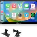 CARPURIDE 9 Inch Car Play Screen for Car, Compatible with Wireless/Wired Apple CarPlay, Android Auto and Mirror Link - Bluetooth Audio, Navigation,Siri, FM, AUX