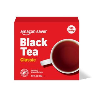 Amazon Saver, Classic Black Tea, 8 Oz, 100 Ct (EXP 12/15/27)