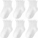 Non-Slip Baby Cotton Ankle Socks with Grippers for Toddler Walking (Yellow)