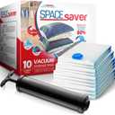 15-Pack Variety Vacuum Storage Bags for Comforters, Blankets & Clothes Vacuum Sealed Compression Bags with Hand Pump Space Saver Storage Bags for Bedding, Travel & Organization (3S, 4M, 4L & 4XL)