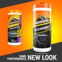 2 x Armor All Interior Car Cleaning Wipes, 25 Count Canister, Powerful Cleaning for Dashboards, Vinyl, Clear Plastics, Carpet and Fabric
