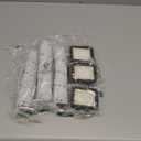 JORAIR Replacements Compatible with Bissell CrossWave, 3 Multi-Surface Brush Roll 1868 + 3 Vacuum Filter 1866 Vacuum Filter, Compare to Part 1608683, 160-8683, 1608684 (Blue 3 pack)