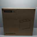 SONGMICS Trash Can, 3 x 4.8 Gallon Garbage Can, 14.4 Gallon Recycle Bin with Soft-Close Lids, Pedals, and Inner Buckets for Kitchen, Stainless Steel, Silver and Black ULTB54NL