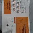 OLIXIS Dining Chairs Set of 8 Kitchen Mid Century Modern Chairs with Wood Legs and PU Leather Cushion for Living Room Bedroom Outdoor Lounge, White