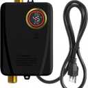 110V 3000W Tankless Water Heater - Instant On-Demand Hot Water for Sink, Shower, RV, Camping & Indoor Use | Compact Portable Electric Point of Use Heater,(Use in Environments Above 0C/32) (Black)
