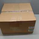 GENIMO Outdoor Rug 5' x 8' Waterproof for Patios Clearance, Reversible Plastic Straw Camping Rug Carpet, Large Area Rugs Mats for RV, Picnic, Backyard, Deck, Balcony, Porch, Dark Green&White