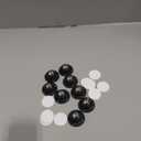 Self Adhesive Caster Wheels, Appliance Rollers for Kitchen Appliances, Swivel Steel Universal Wheel Appliance Sliders, 28 LBS Load Capacity Per Wheel Low Profile Roller (8 PCS, Black)