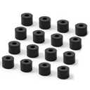 16Pcs, 1" OD x 3/8" ID x 3/4" Thickness, Rubber Bushing Anti Vibration Pads,Multi Purpose Rubber Washers for Bolts, Car, Boat, Home Appliances