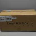 Rolling Lawn Aerator, 21" Pre-Assembled Aerator Lawn Tool, Heavy-Duty Grass Aerator with 45 Spikes, 75" Adjustable Handle Lawn Spike Aerator Roller  Yard Aerator for Lawn Care, Blue