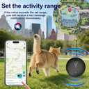 GPS Tracker for Dogs, Smart Collar with Real-Time Location - Pet Location Tracker with Holder, No Monthly Fee/No SIM Card, Works with iOS Find My, Ultra-Slim, IP68 Waterproof, Reliable Performance