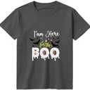 Halloween Shirts for Kids Boys Girls Toddler Halloween Shirt Pumpkin Shirts Ghost Clothes Short Cotton Sleeve Tee 2T-8Y
