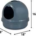 Petmate Booda Dome Litter Box, white