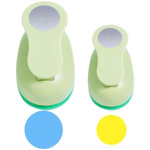 UCEC Circle Punch, 1 5/8 Inch Paper Punch, 2 Pcs Paper Punches for Crafting, Circle Hole Punch, Round Shaped Cutter for Scrapbook, Cards, DIY Albums Photos