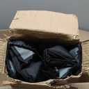 PORTAL Extra Large Quick Folding Tripod Stool with Backrest Fishing Camping Chair with Carry Strap (Black)