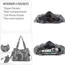 Angel Kiss Handbags for Womens Top-Handle Hobo Purse Roomy Casual Shoulder Bags PU Tote Satchel Purse for Women