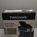 Pantrymade Dual Brew Coffee Maker, 12-Cup Drip & Single Serve K-Cup, Black